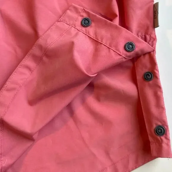 Stio Women's Fork Trail Snap Button Shirt Azalea Bloom Long Sleeve Size XL - Picture 7 of 12